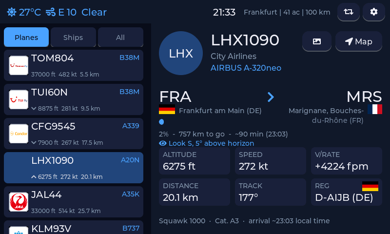 flight detail card